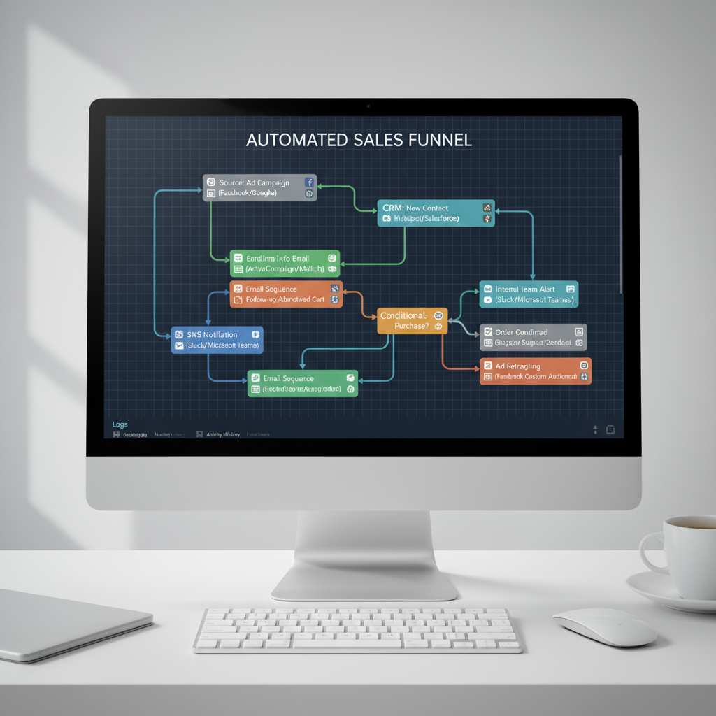 Cómo crear un embudo de ventas automatizado con IA (sin saber programar)